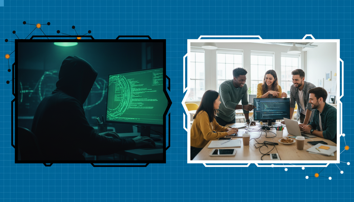 Медийный образ против реальности. Хакер — это не аноним в капюшоне, а любознательный исследователь, часто работающий в сообществе.