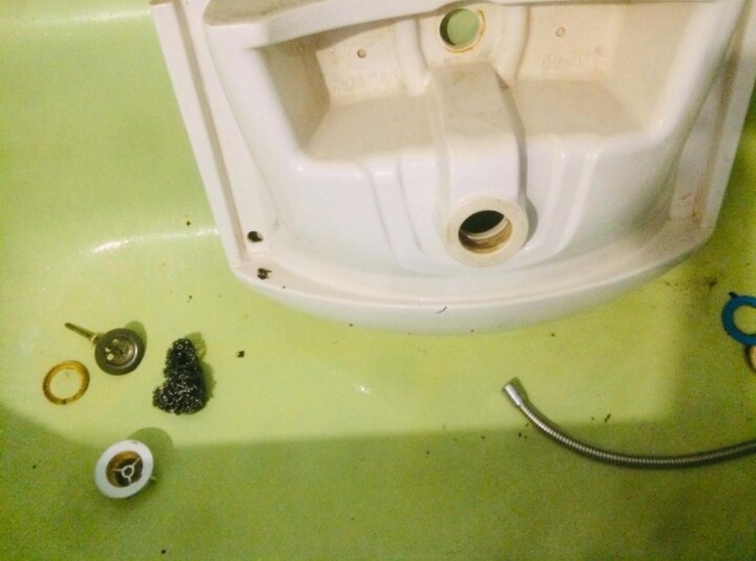 Я мою раковину