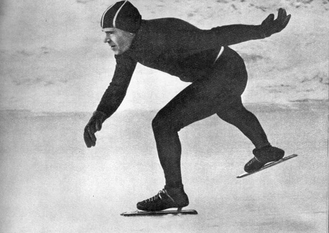 Яков Фёдорович Мельников, первый заслуженный мастер спорта СССР, чемпион Европы по конькобежному спорту