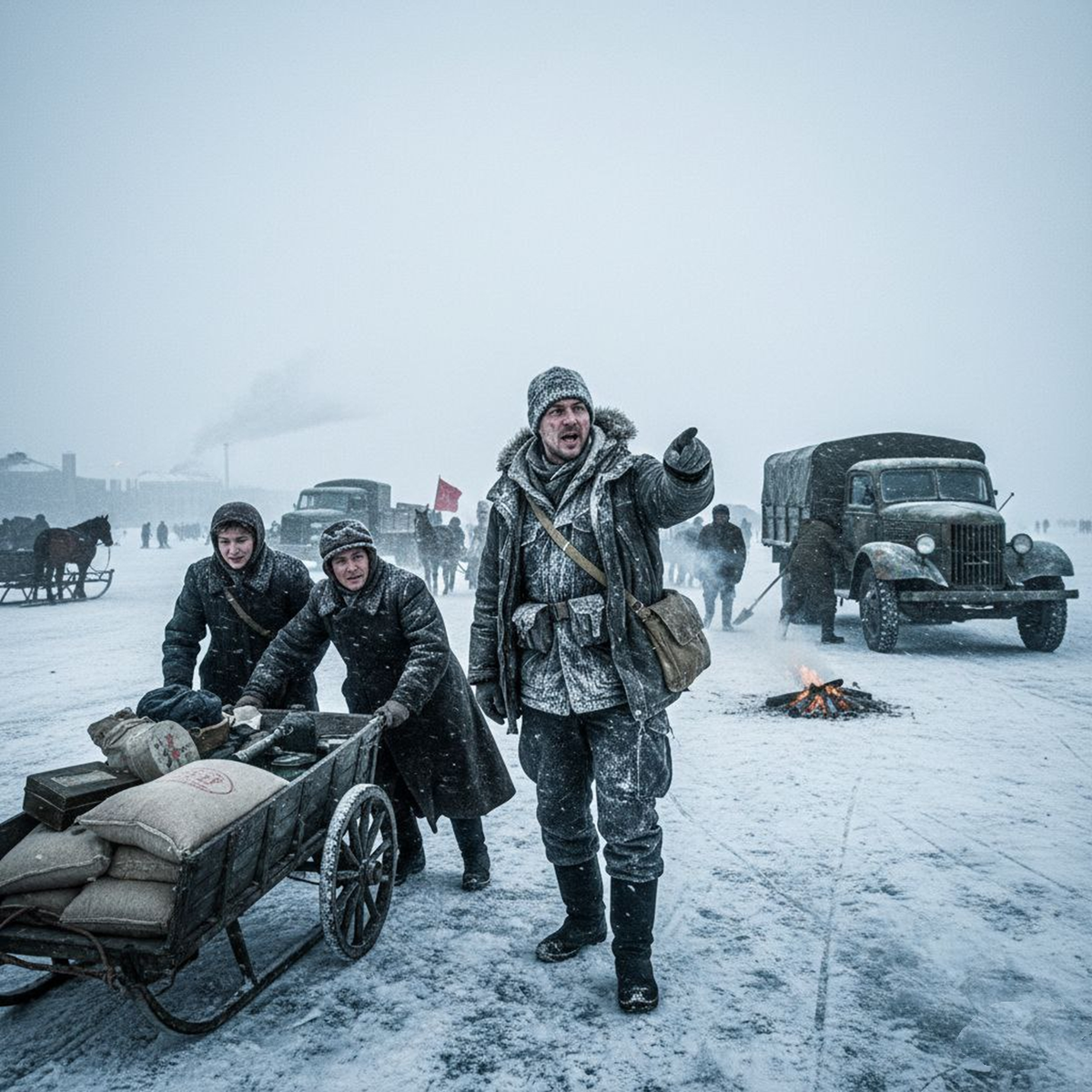 Фото: попаданец во времена ВОВ, в блокадный Ленинград