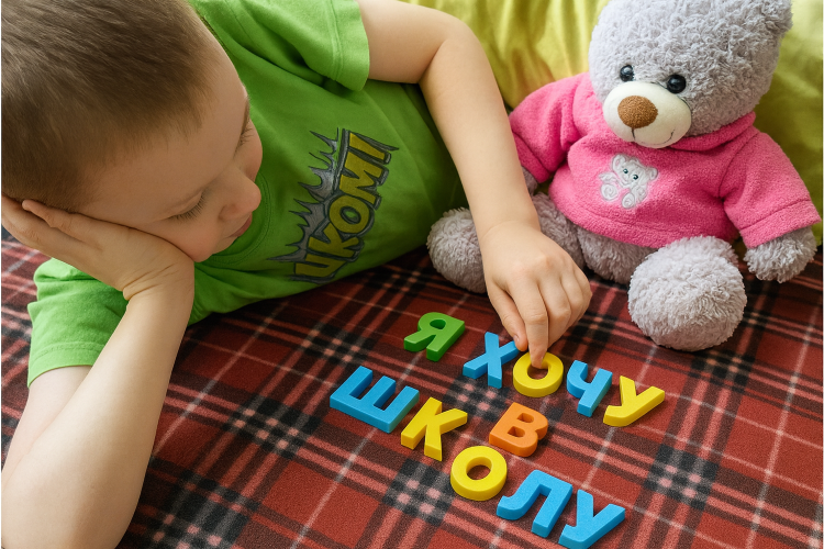 Многие дети любят играть в слова.  Источник: сгенерировано ИИ