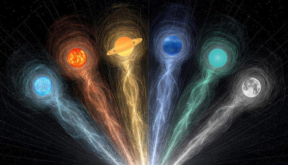 Лучи планет Джйотиш