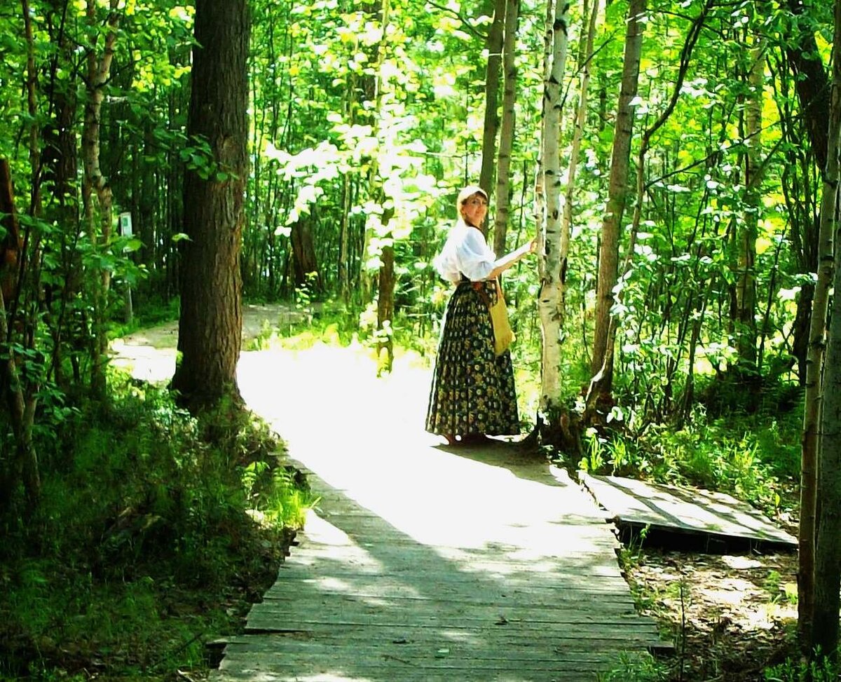 Руководитель студии русского фольклора Олеся Идиятуллина, Лангепас. Фото автора.