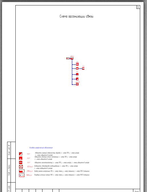 Проект охранной сигнализации. Из архива автора. 