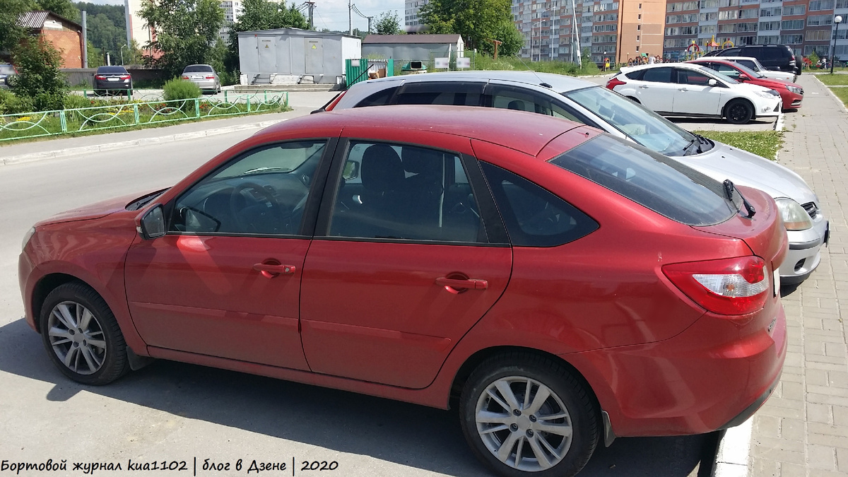 Lada Granta в кузове лифтбек выглядит, с моей точки зрения, очень красиво. Автор фотографии kua1102