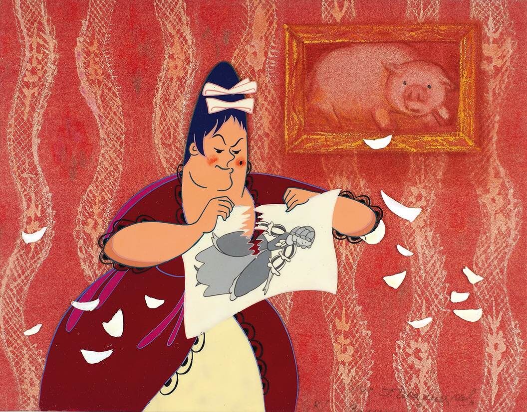 Мачеха в порыве деструктивного поведения 