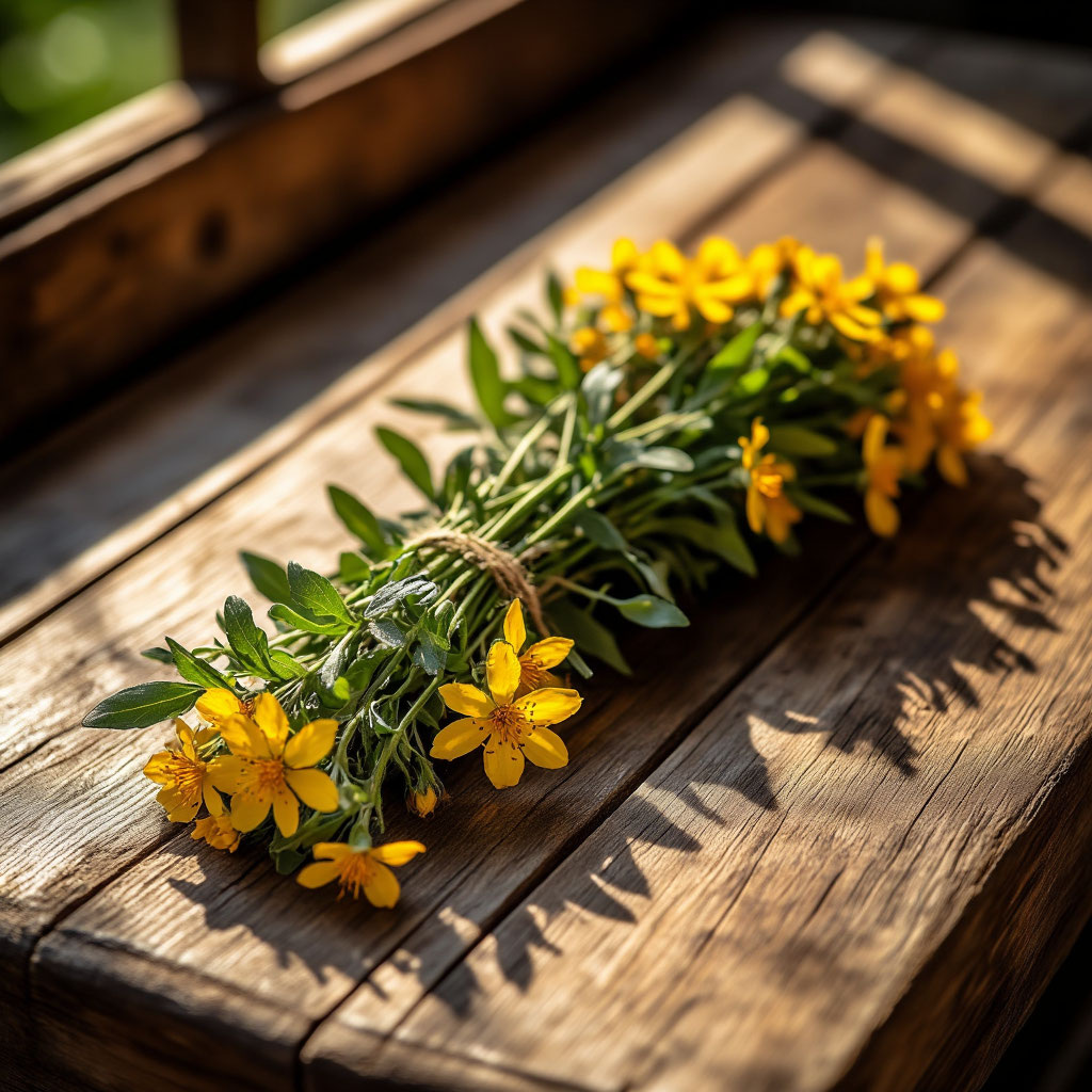 Зверобой при проблемах ЖКТ - известное великолепное средство.