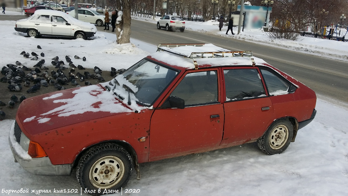 Москвич 2141 - уже весь в ржавчине, но еще на ходу. Автор фотографии kua1102
