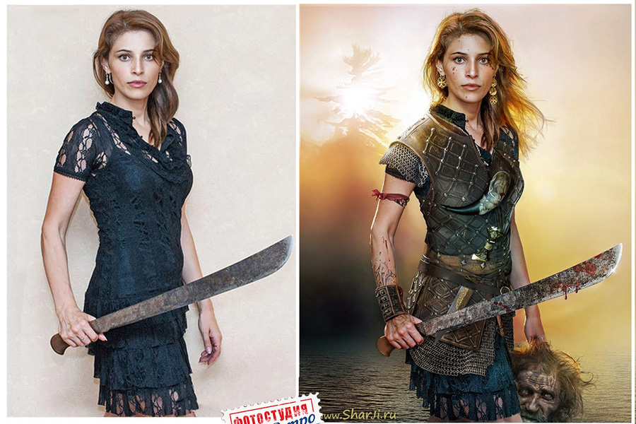 До и после Photoshop