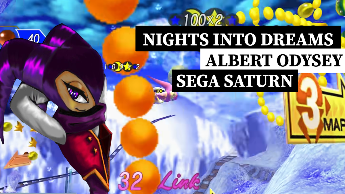 Nights into Dreams Albert Odysey Sega Saturn