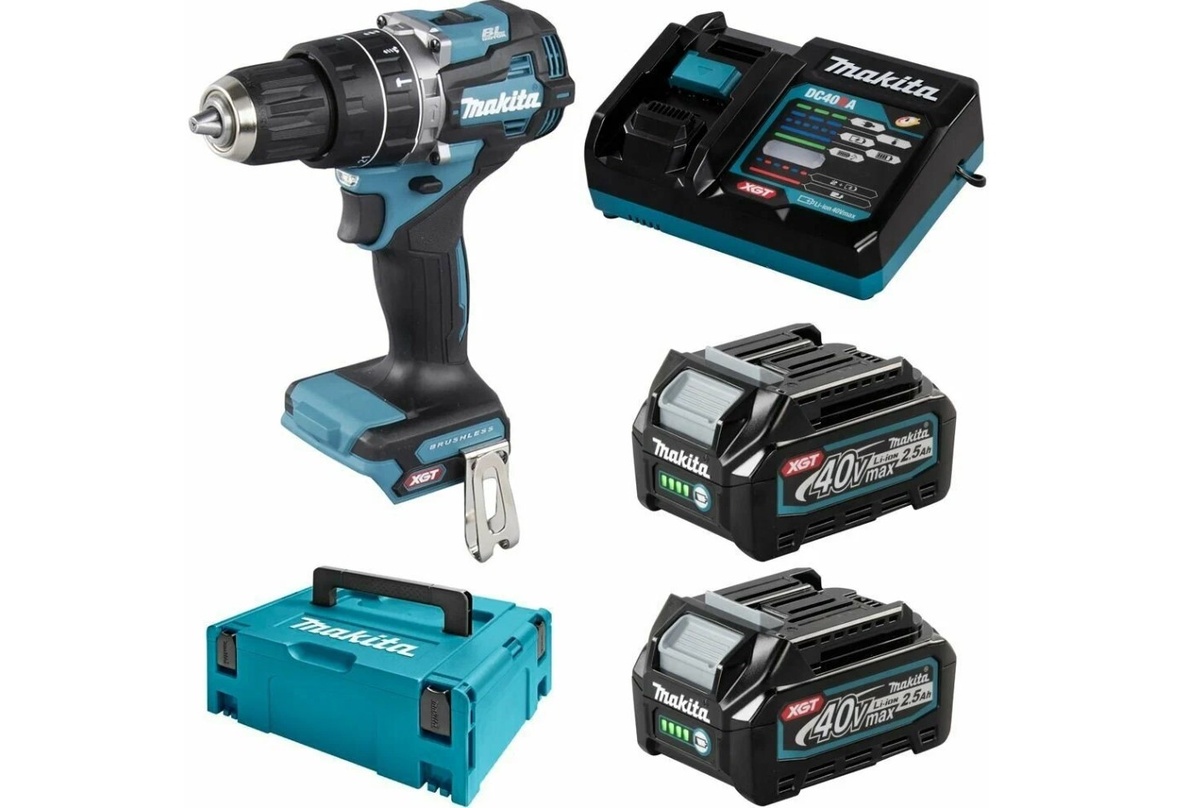 Шуруповерт Makita XGT HP002GD201