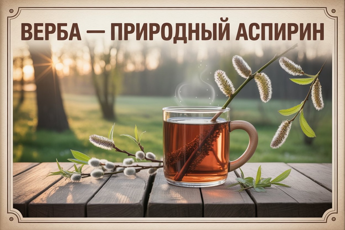ВЕРБА — ПРИРОДНЫЙ АСПИРИН