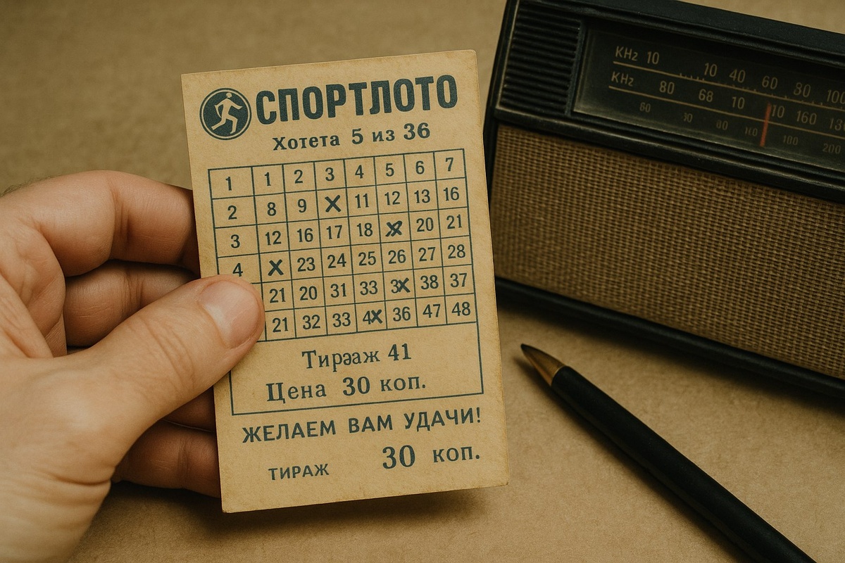 Вот он — шанс на новую жизнь за 20 копеек. Осталось только угадать шесть цифр