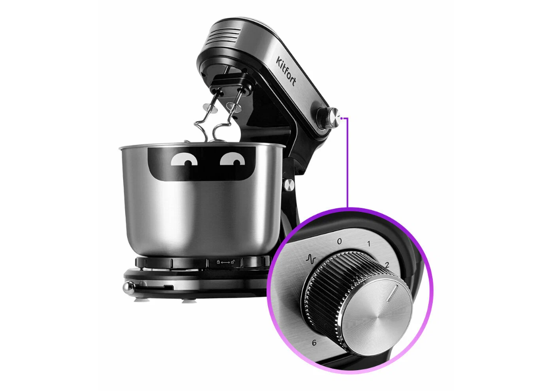 Результат работы самого слабого миксера в рейтинге — тесто осталось комками