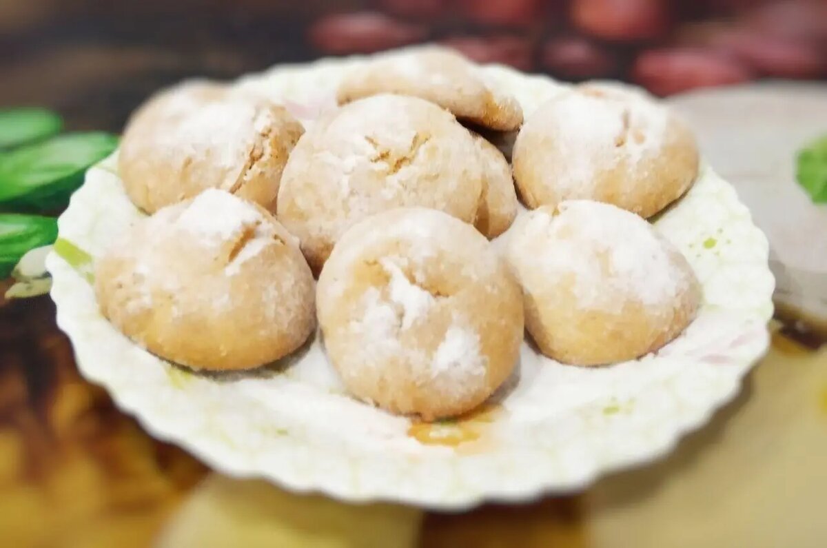 Печенье с фруктами и вкусной хрустящей корочкой