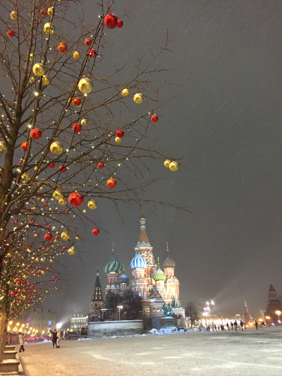 Москва Новогодняя. Фото А.Троилиной