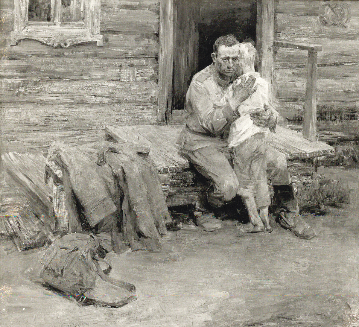 А.Тютрин . Картина Отец 1975г. Фото из интернета.