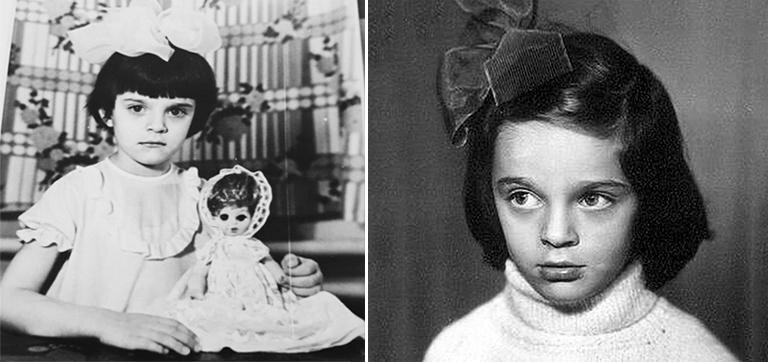 Елена Хрулёва в детстве