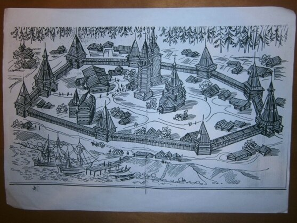 1583, 04 (14) марта - Царь Иван IV подписал Указ о строительстве в устье Северной Двины города Ново-Холмогоры