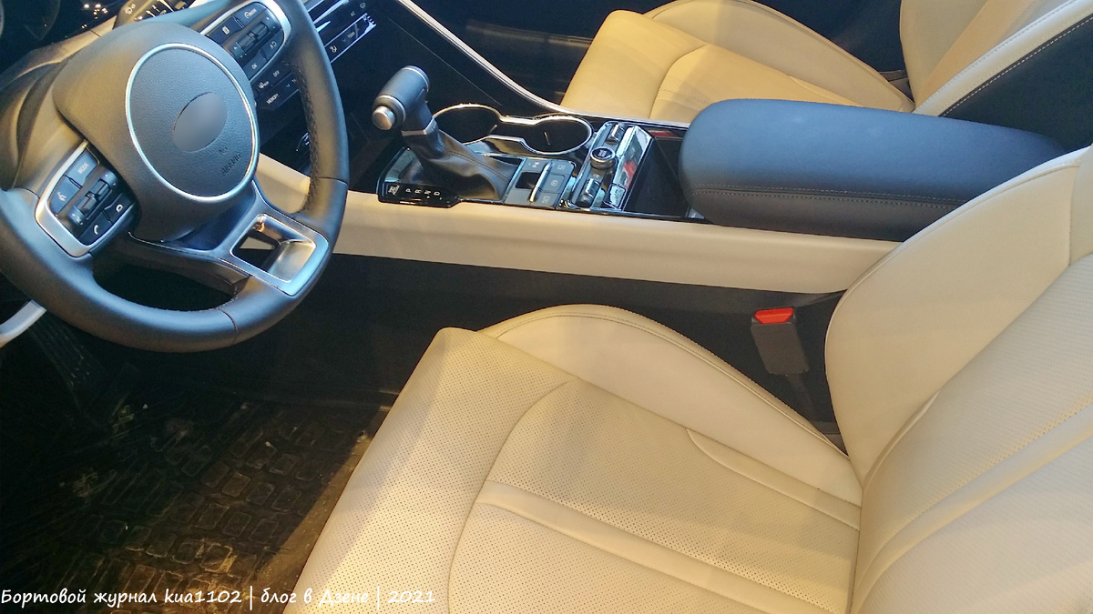 Салон в бежево-темных тонах тоже смотрится очень привлекательно. Автор фотографии kua1102