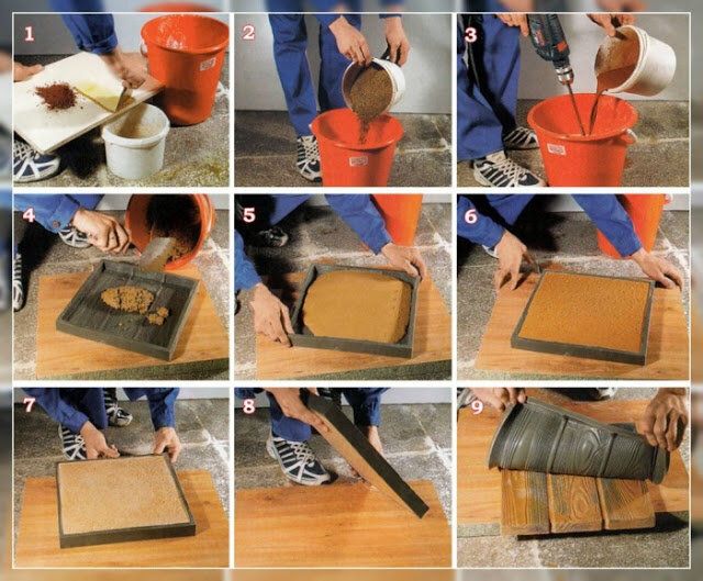 Технология изготовления плитки в заводских условиях