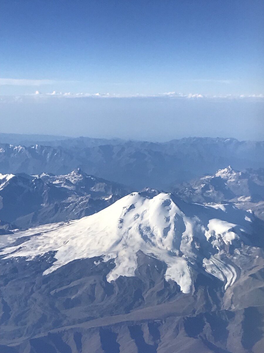 Подлетаем к Сочи. Вид из самолета