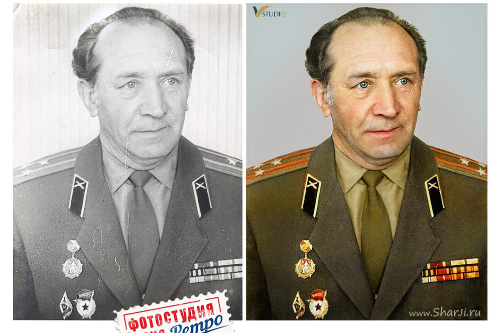 Колоризация чёрно-белых фото онлайн