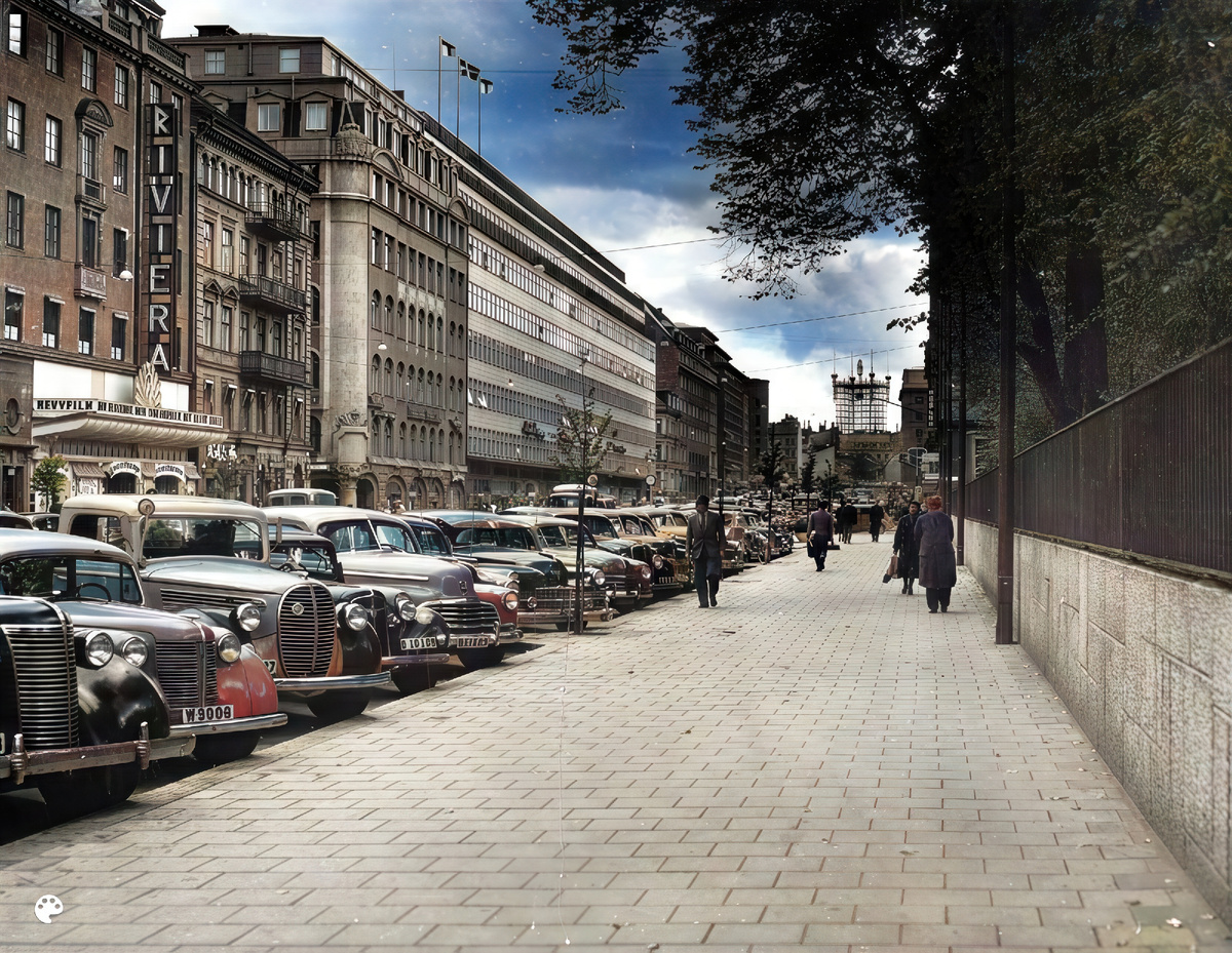 Стокгольм 1950е годы