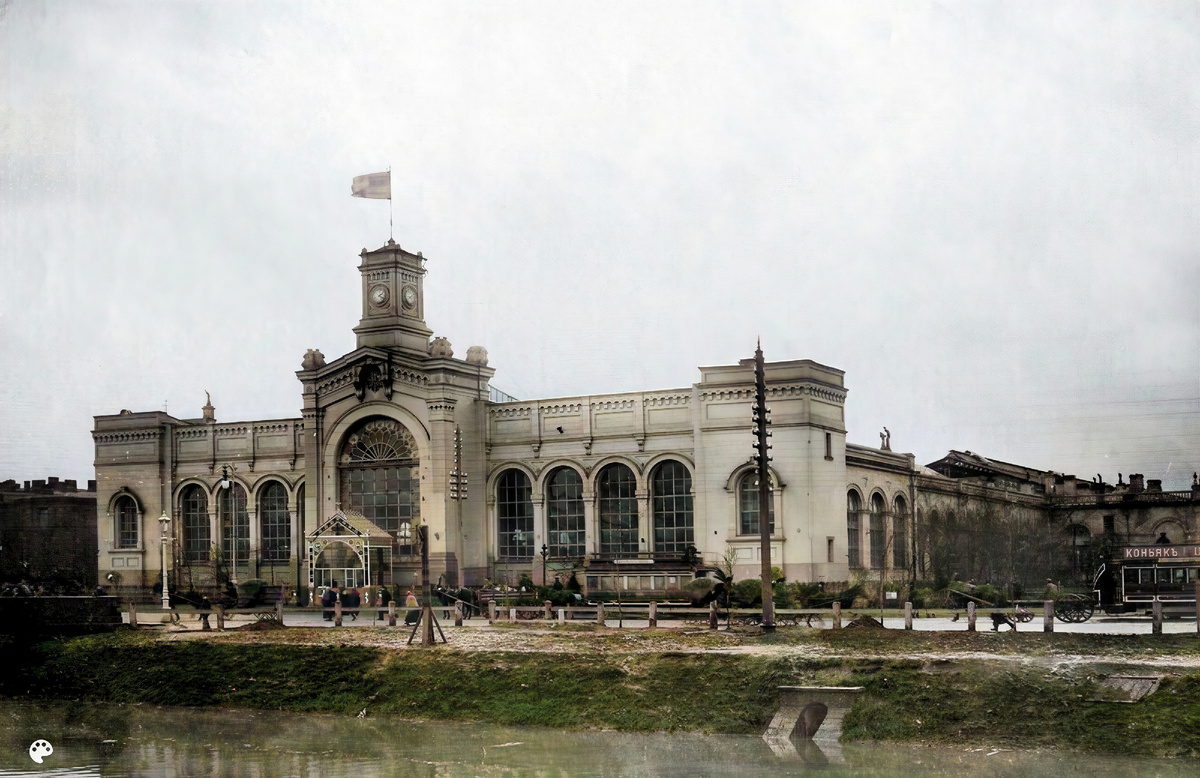 1903. Вид здания Варшавского вокзала