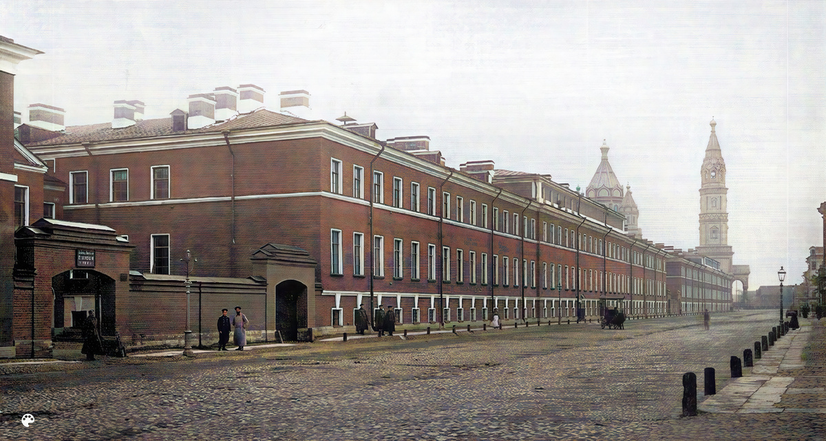 1896. Казармы лейб-гвардии Егерского полка