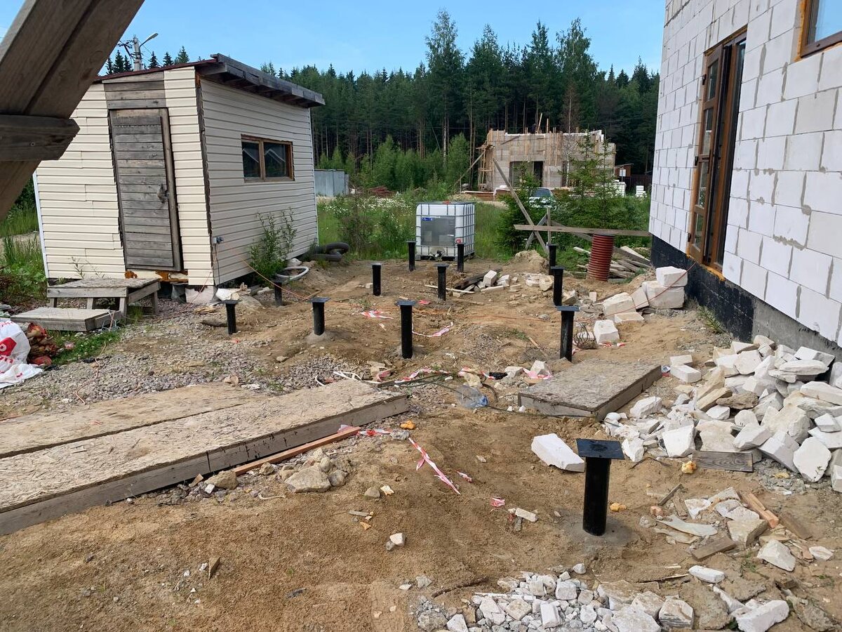 Винтовые сваи для фундамента