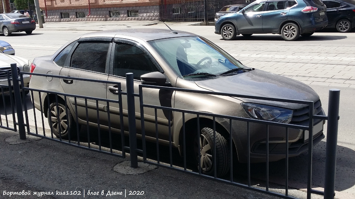 А это - уже обновлённая версия LADA Granta. Автор фотографии kua1102