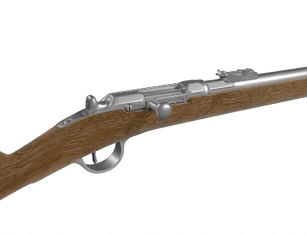 Небольшая анимация процесса заряжания и взведения винтовки Шасспо