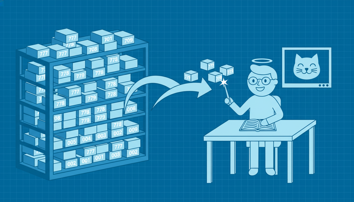 Файловая система — это супер-учетчик. Он знает, что коробки 777, 778 и 779 — это на самом деле ваше фото кота, и умеет собрать его по первому требованию.