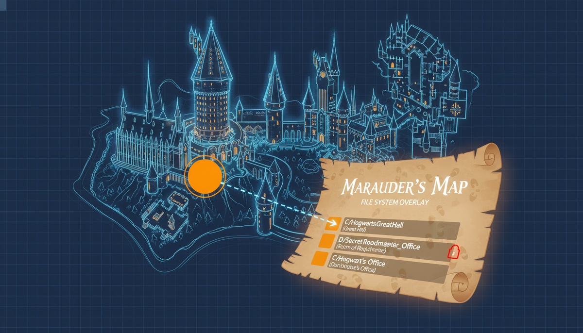Файловая система — это Карта Мародёров для вашего диска. Она не просто показывает, что есть папка "GreatHall", а знает ее точное расположение в лабиринте данных.