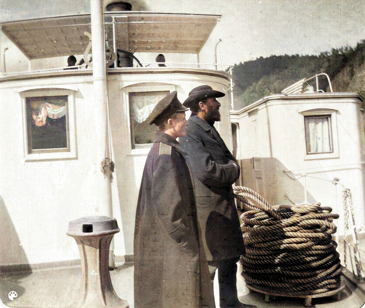 1897 год - На реке Енисей в районе Минусинска. Основатель музея в Минусинске