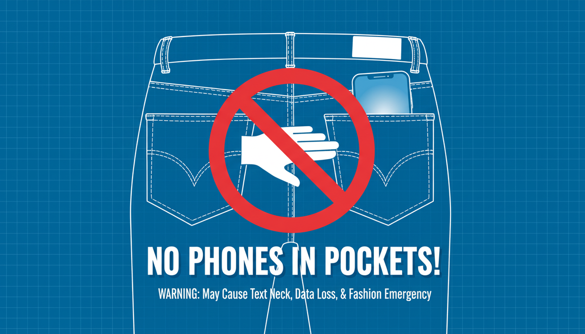 Главная доказанная опасность заднего кармана. Цена невнимательности — разбитый экран.