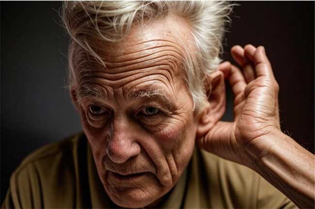 снижается слух у пожилого человека
