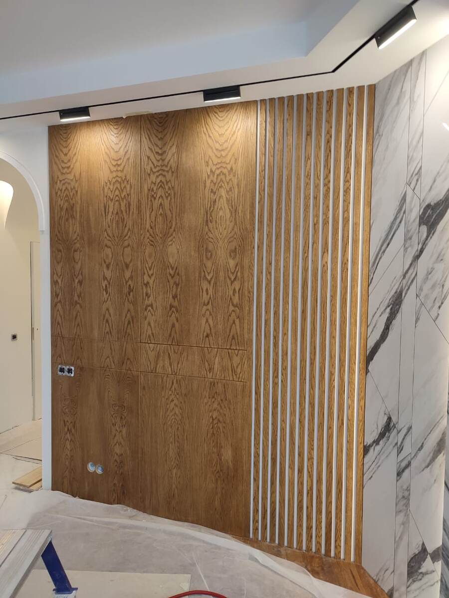 Фото автора. Строительные работы на нашем объекте. Дизайн-студия Малина-ПРО.