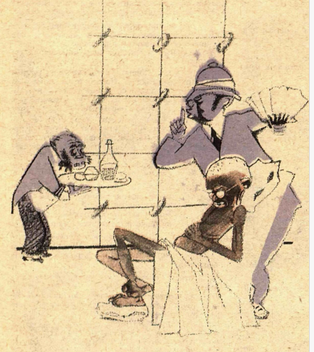 Художник Л.Сойфертис журнал "Крокодил" №04 1932