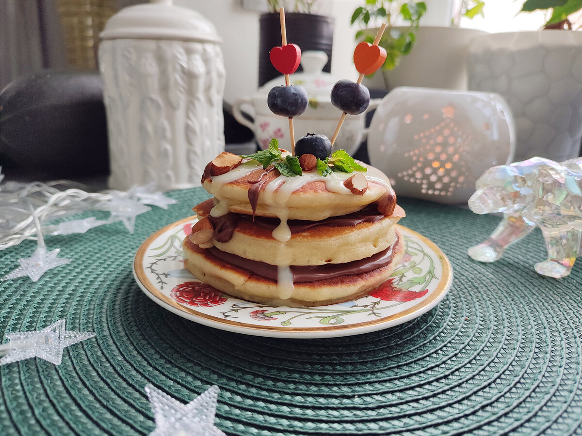 Настоящие панкейки – вкусные американские оладьи на завтрак. | Мария Сурова  - рецепты и советы | Дзен