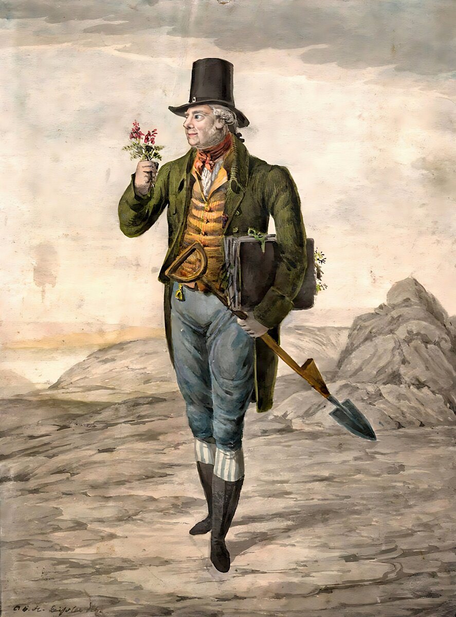 Пётр Симон Паллас, 1793 год.  Художник Кристиан Готфрид Генрих Гейсслер, Музей истории города Лейпцига