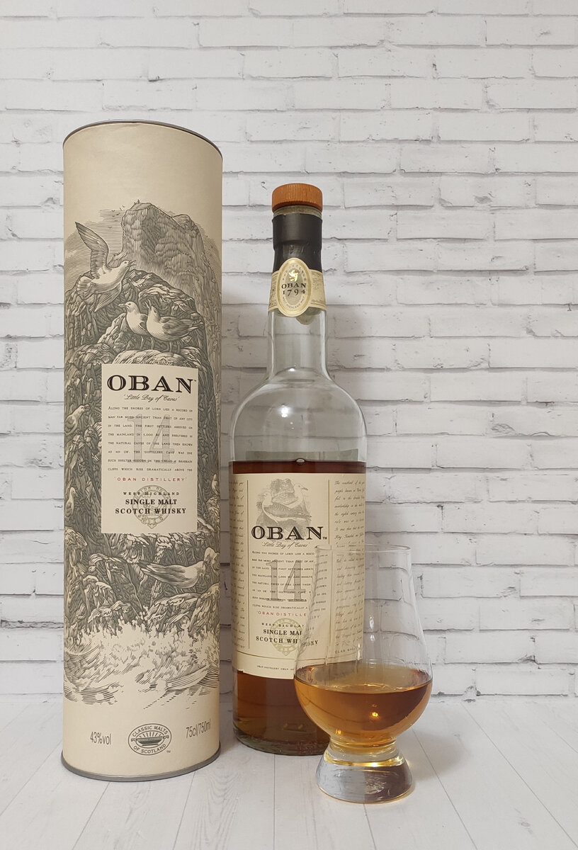 Old malt. Oban 14. Виски Oban 14 yo, 0.75 л.