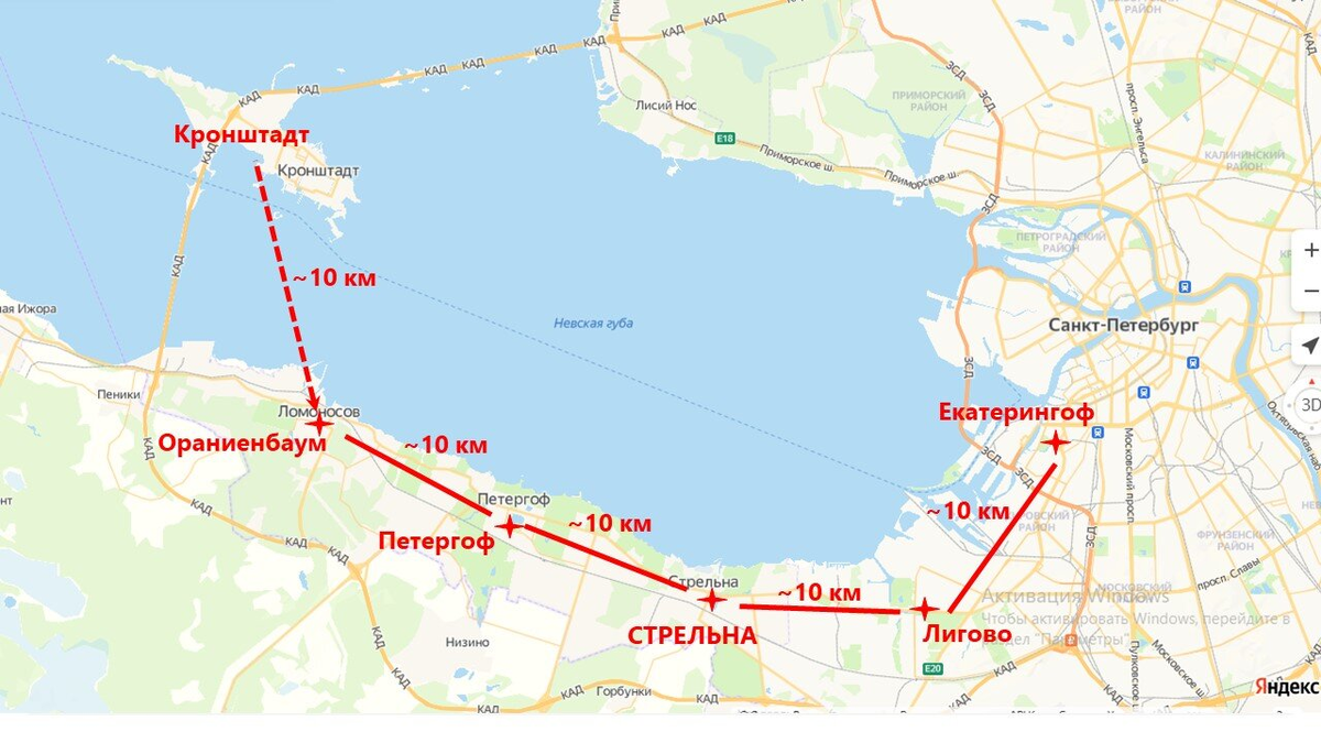 Прогноз кронштадт на 3 дня. Ораниенбаум Кронштадт на карте. Северное побережье Невской губы на карте. Невская губа на карте. Нижняя дорога Стрельна Петергоф.