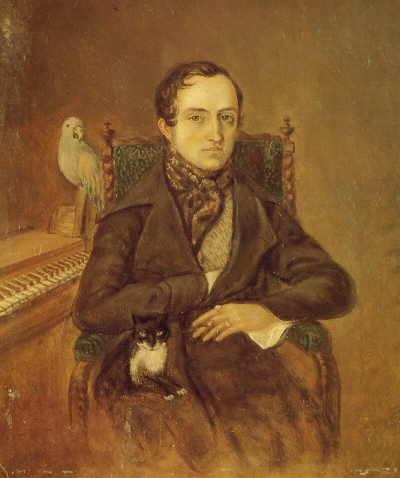 Князь Владимир Федорович Одоевский, 1844 (худож. А. Покровский)