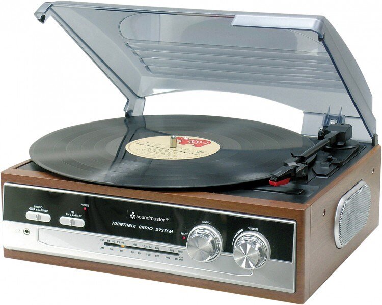 Виниловый ретро центр Soundmaster Turntable 1976