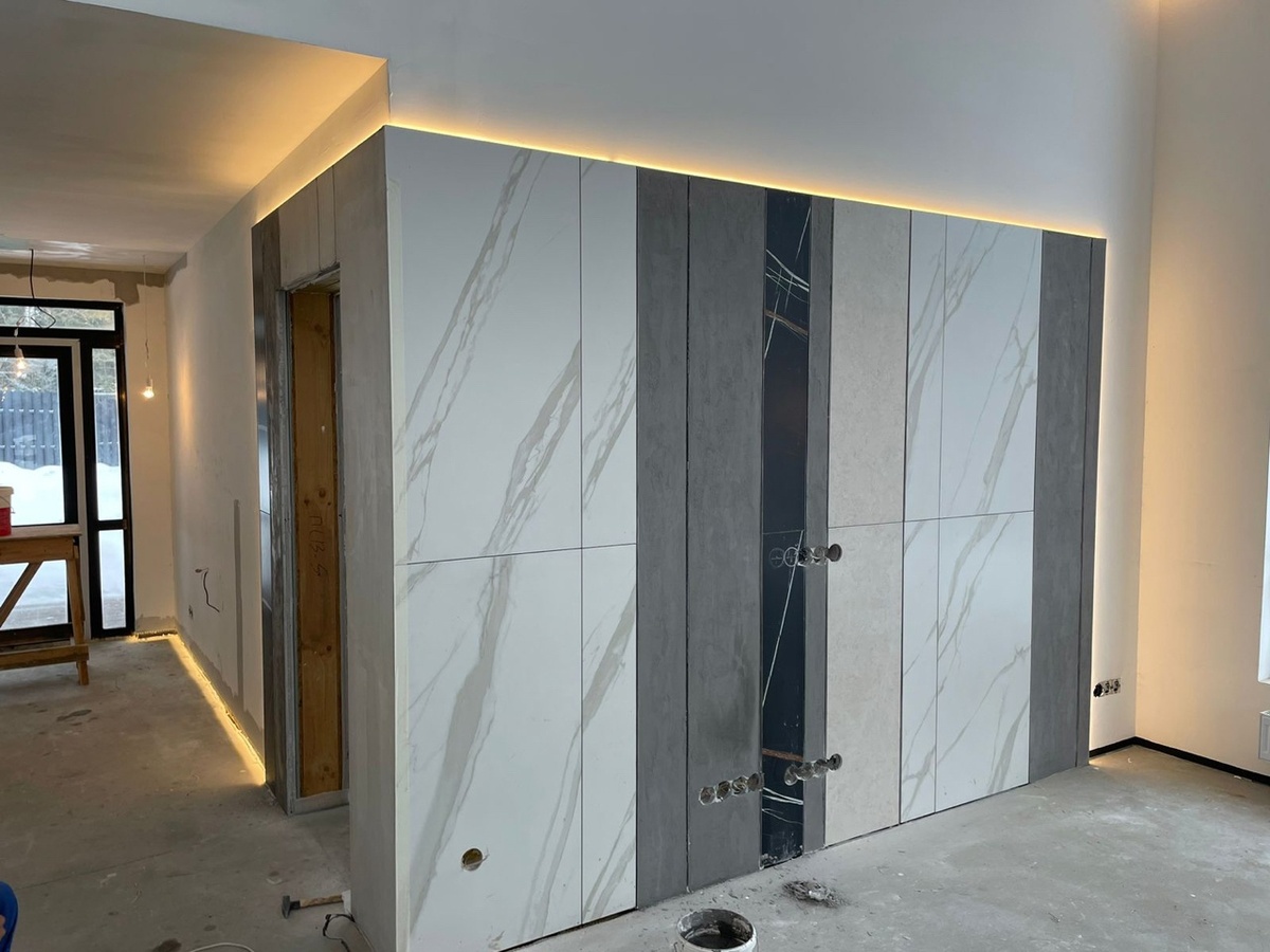 Укладка плиты при ремонте