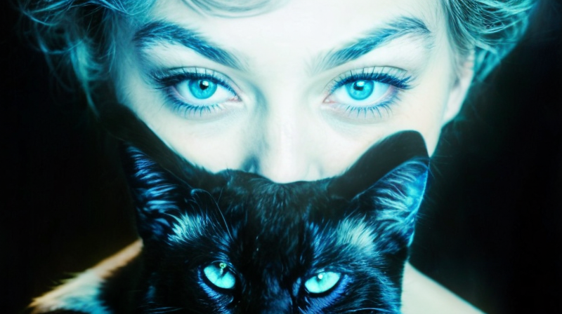 Кадр из фильма "Колокол, книга и свеча"