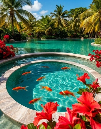 А вот и золотые рыбки!