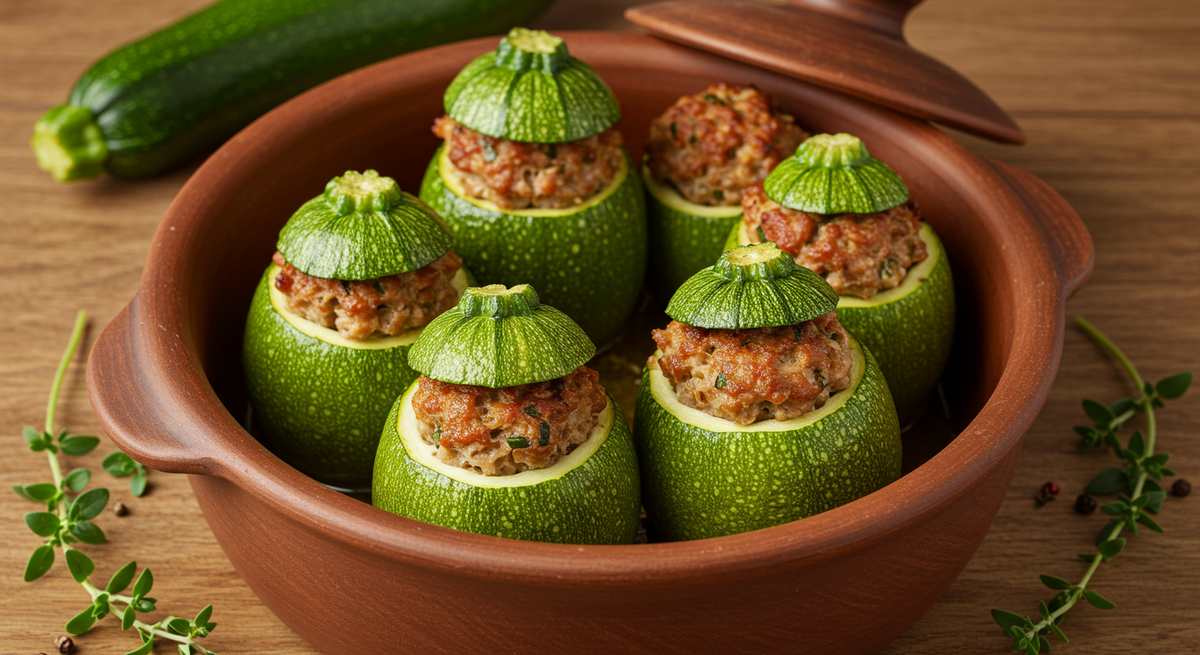 Фаршированные кабачки 